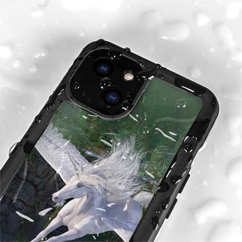 Soaring Pegasus by Laurie Prindle iPhone 15 Plus Waterproof Case