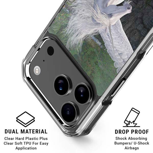 Soaring Pegasus by Laurie Prindle iPhone 18 Pro Clear Case