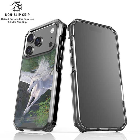 Soaring Pegasus by Laurie Prindle iPhone 18 Pro Clear Case
