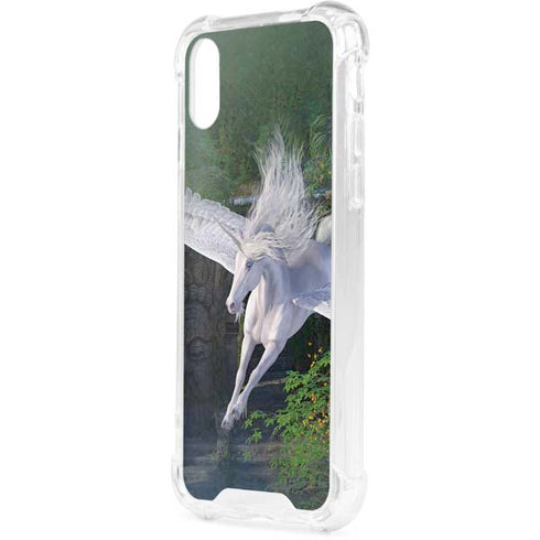 Soaring Pegasus by Laurie Prindle iPhone XS Clear Case