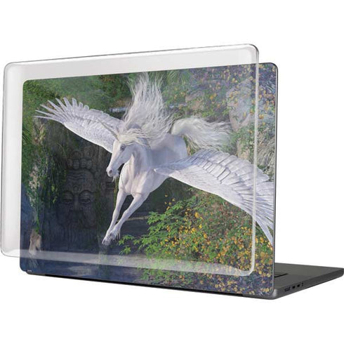Soaring Pegasus by Laurie Prindle MacBook Cases