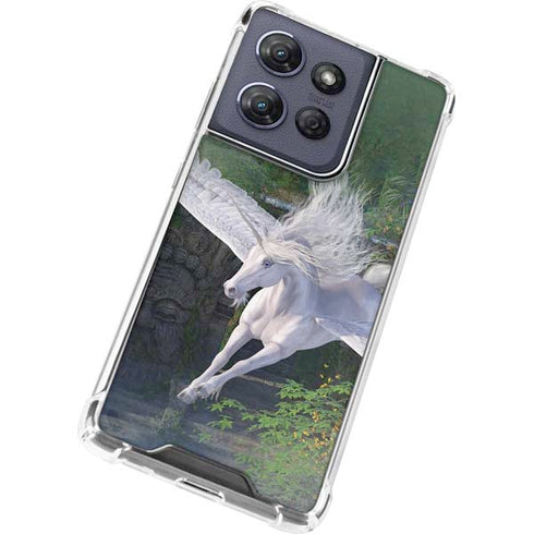 Soaring Pegasus by Laurie Prindle Moto G 5G (2025) Clear Case