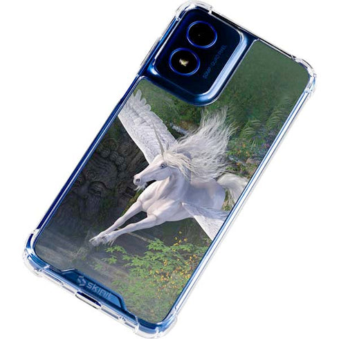 Soaring Pegasus by Laurie Prindle Moto G 5G (2024) Clear Case