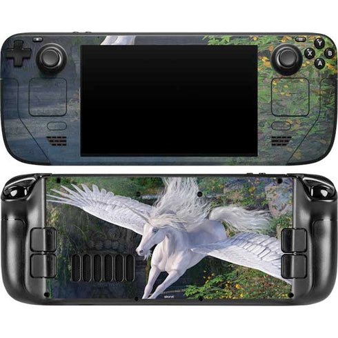 Soaring Pegasus by Laurie Prindle Steam Deck Handheld Gaming Computer OLED Skin