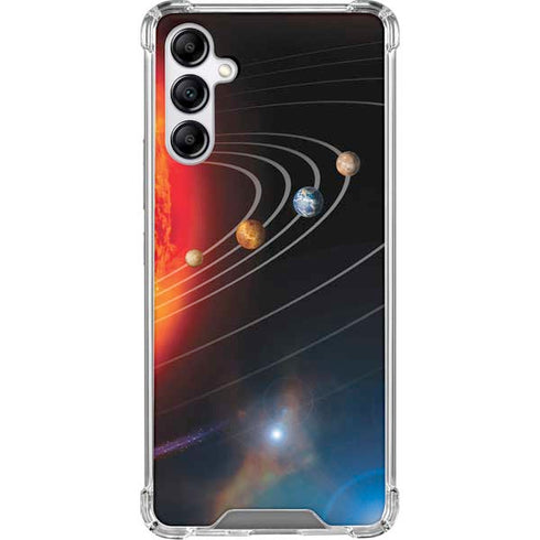 StockTrek Solar System Galaxy A14 5G Clear Case