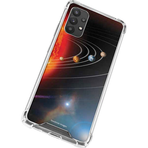 StockTrek Solar System Galaxy A32 5G Clear Case
