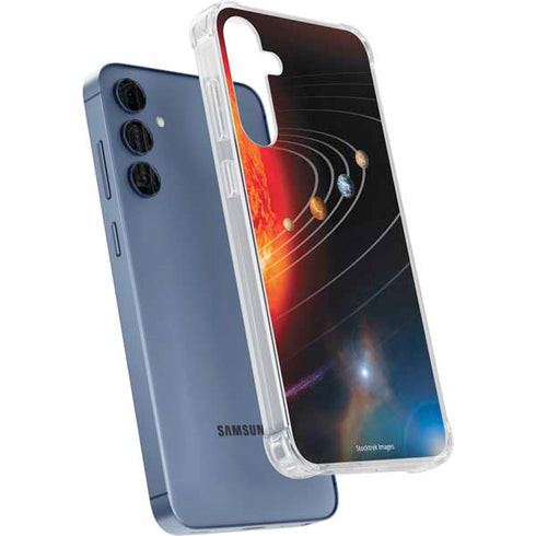StockTrek Solar System Galaxy A35 5G Clear Case