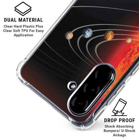 StockTrek Solar System Galaxy A36 5G Clear Case