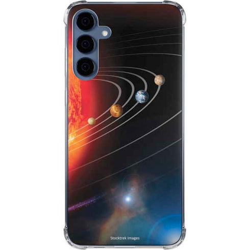 StockTrek Solar System Galaxy A55 5G Clear Case