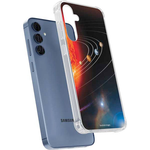 StockTrek Solar System Galaxy A55 5G Clear Case