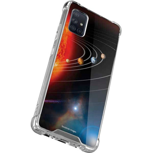 StockTrek Solar System Galaxy A71 5G Clear Case