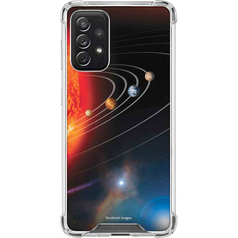 StockTrek Solar System Galaxy A72 5G Clear Case