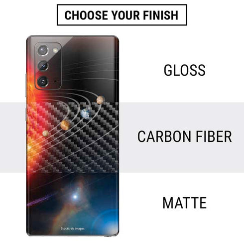 StockTrek Solar System Galaxy Note20 5G Skin