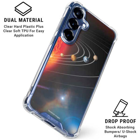 StockTrek Solar System Galaxy S25 Plus Clear Case