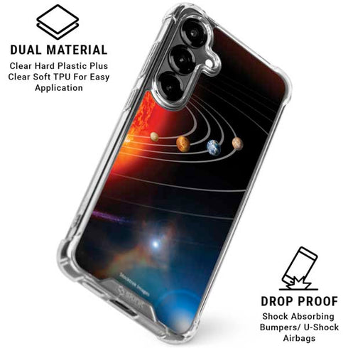 StockTrek Solar System Galaxy S26 Plus Clear Case