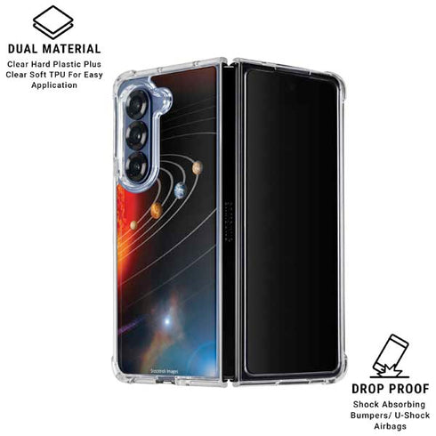 StockTrek Solar System Galaxy Z Fold6 Clear Case