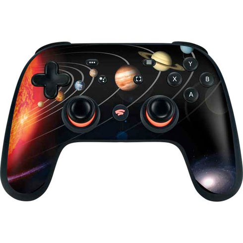StockTrek Solar System Google Stadia Controller Skin