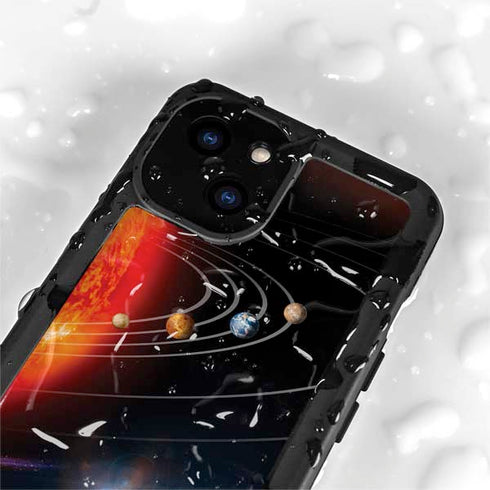 StockTrek Solar System iPhone 13 Mini Waterproof Case