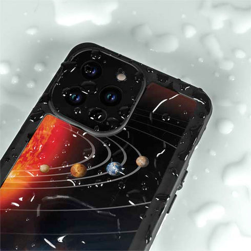 StockTrek Solar System iPhone 14 Pro Max Waterproof Case