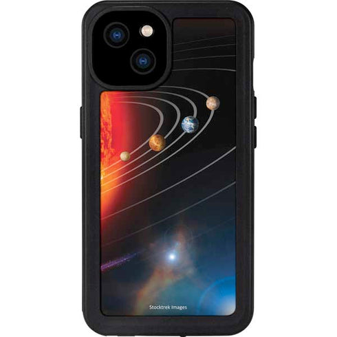 StockTrek Solar System iPhone 15 Plus Waterproof Case