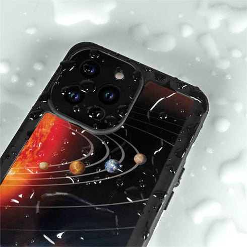 StockTrek Solar System iPhone 15 Pro Waterproof Case