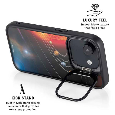 StockTrek Solar System iPhone 16e Kickstand Case