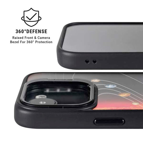 StockTrek Solar System iPhone 16e Kickstand Case