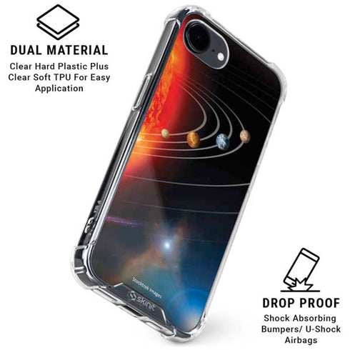 StockTrek Solar System iPhone 16e Clear Case