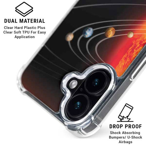 StockTrek Solar System iPhone 17 Clear Case
