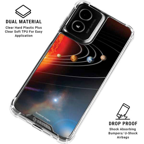 StockTrek Solar System Moto G Power 5G (2024) Clear Case
