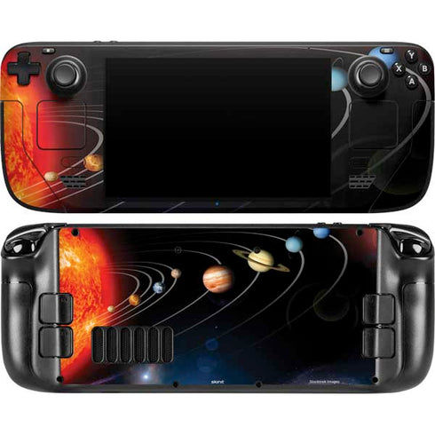 StockTrek Solar System Steam Deck Handheld Gaming Computer OLED Skin