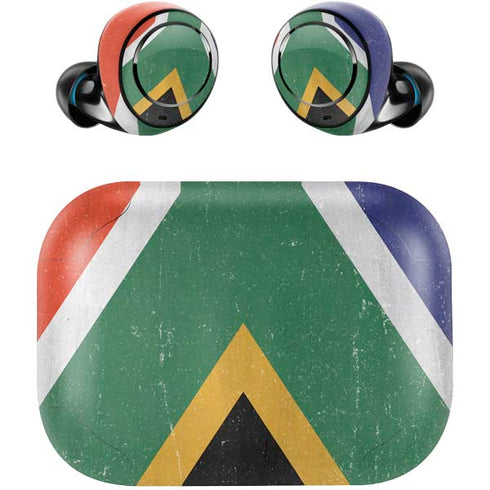 South Africa Flag Distressed Amazon Echo Buds Skin