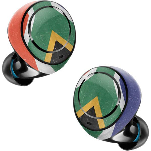 South Africa Flag Distressed Amazon Echo Buds Skin