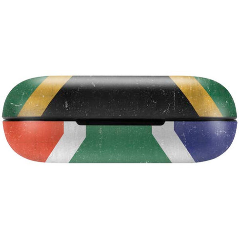 South Africa Flag Distressed Amazon Echo Buds Skin