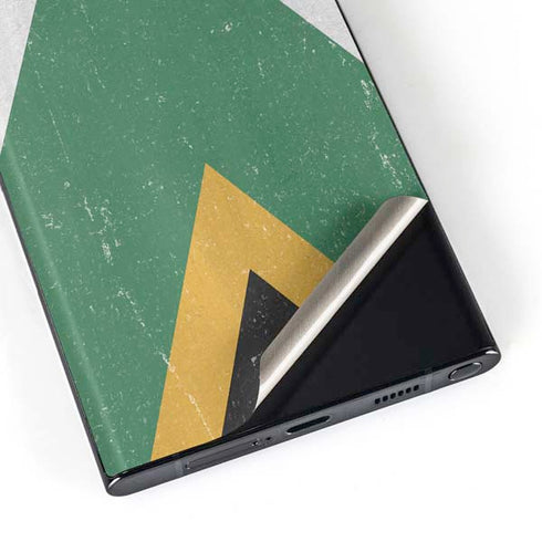 South Africa Flag Distressed Galaxy Skins