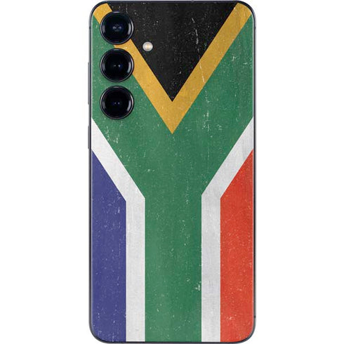 South Africa Flag Distressed Galaxy S24 Skin