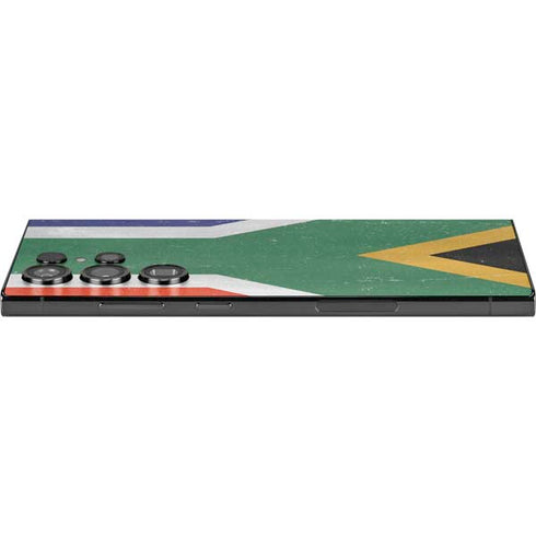 South Africa Flag Distressed Galaxy S25 Ultra Skin