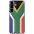 South Africa Flag Distressed Galaxy S26 Plus Clear Case