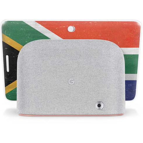 South Africa Flag Distressed Google Home Hub Skin