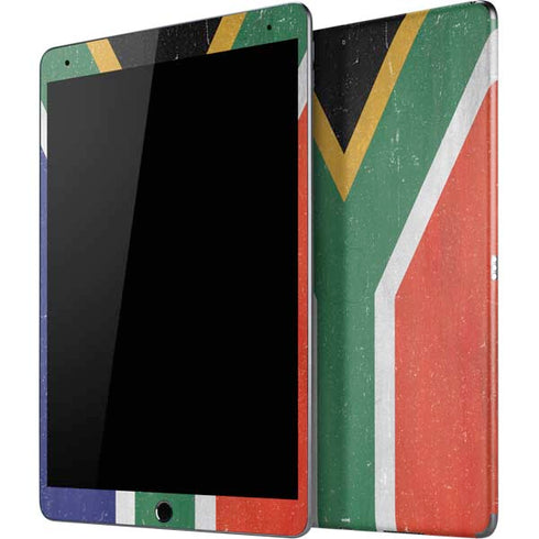 South Africa Flag Distressed iPad Skins