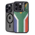 South Africa Flag Distressed iPhone 13 Pro Kickstand Case
