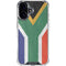 South Africa Flag Distressed iPhone 16 Clear Case