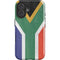 South Africa Flag Distressed iPhone 16 Plus Impact Case