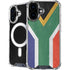 South Africa Flag Distressed iPhone 16 Plus MagSafe Case