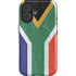 South Africa Flag Distressed iPhone 16 Plus Magsafe Impact Case