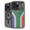 South Africa Flag Distressed iPhone 16 Pro Kickstand Case
