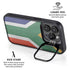 South Africa Flag Distressed iPhone 16 Pro Kickstand Case