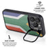 South Africa Flag Distressed iPhone 16 Pro Max Kickstand Case