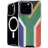 South Africa Flag Distressed iPhone 16 Pro Max MagSafe Case