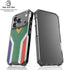 South Africa Flag Distressed iPhone 18 Pro Clear Case